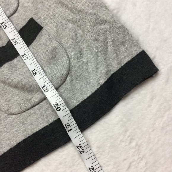 NWT Mac & Jac Cardigan Sweater L Large Womans Gray Black Knit Long Sleeve Button - Picture 10 of 11